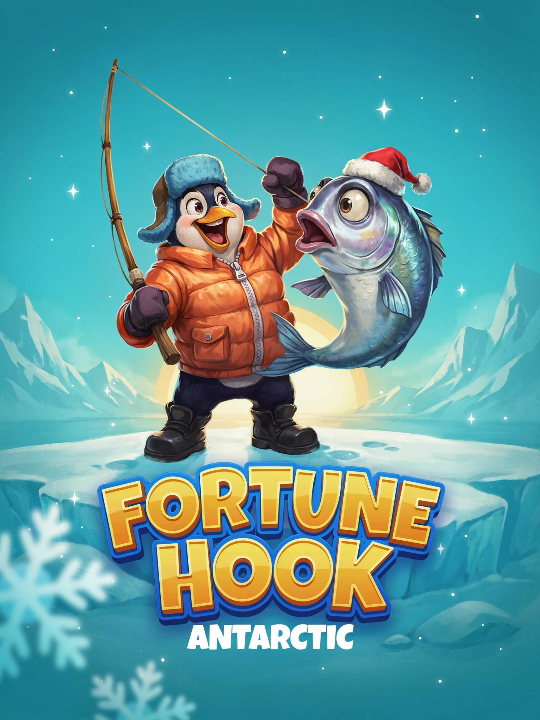 Fortune Hook Antarctic pokie game artwork