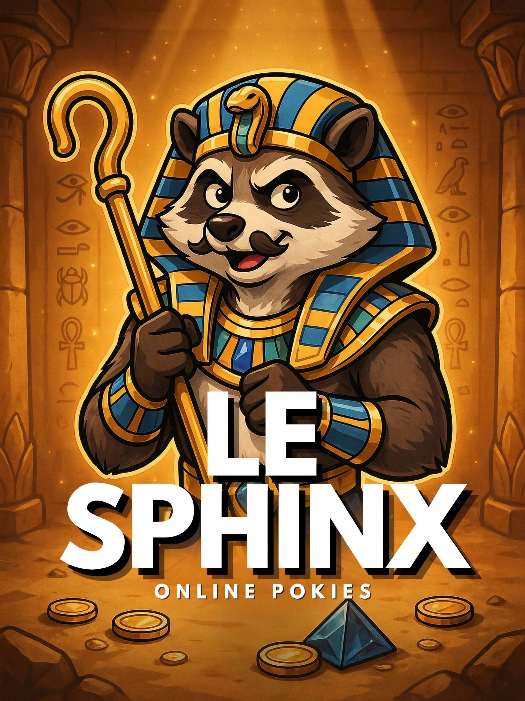 Le Pharaoh pokie game artwork