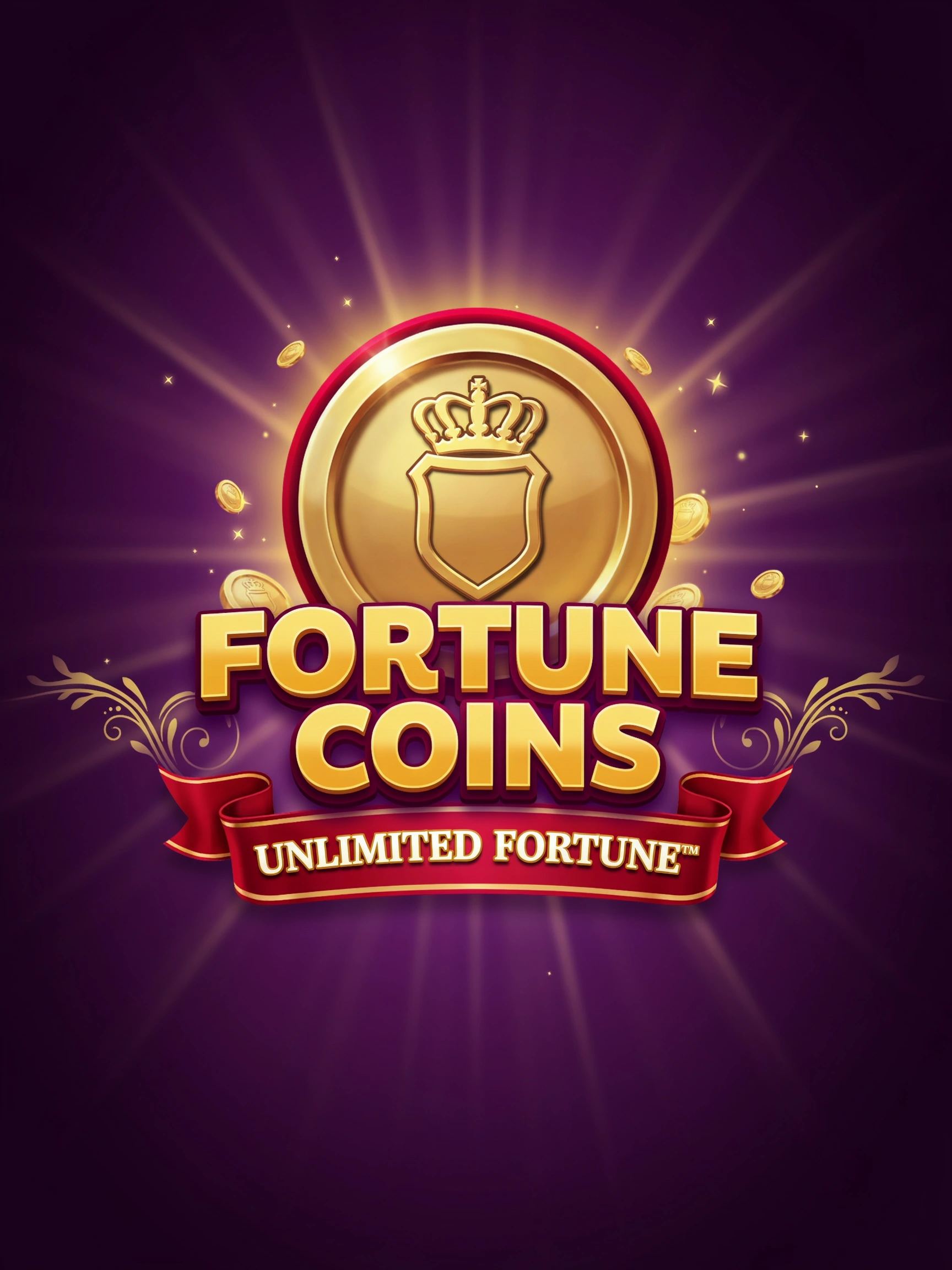 Fortune Coins Unlimited Fortune pokie title screen